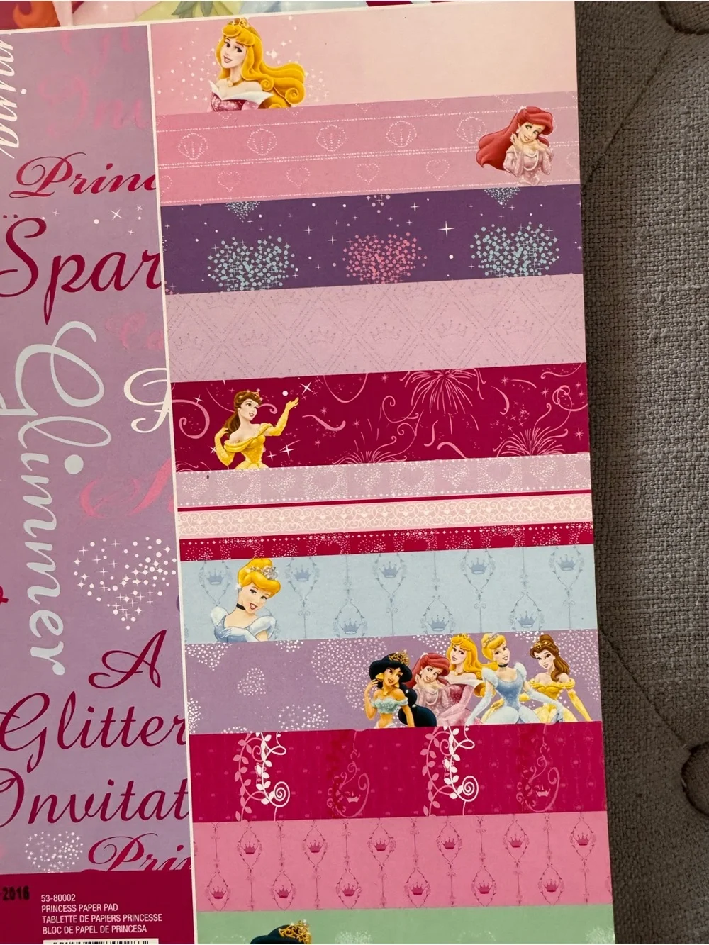 Disney Princess Decorative Paper Pack in Pink and Purple